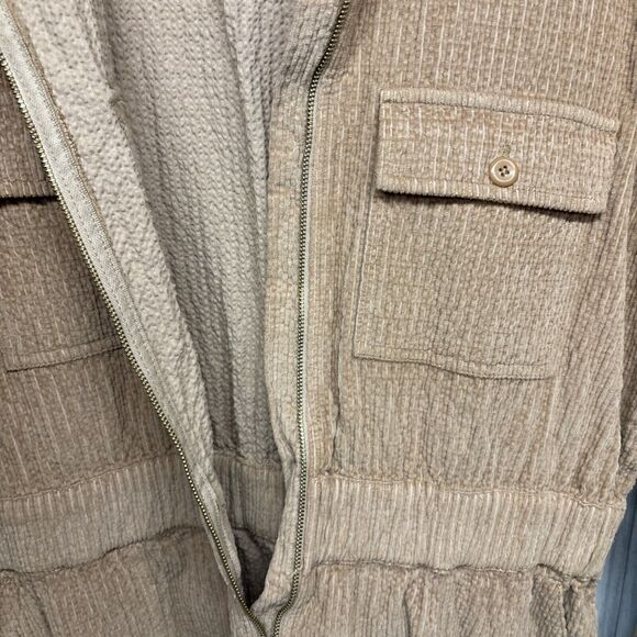 Womens Size 12 J.Crew Zip Front Cinched Corduroy Dress EUC - Picture 4 of 6